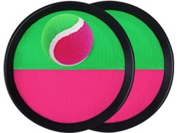 Conjunto de Jogo Bola com Velcro 2 Bastões + 1 Divertido para Crianças Ao Ar Livre