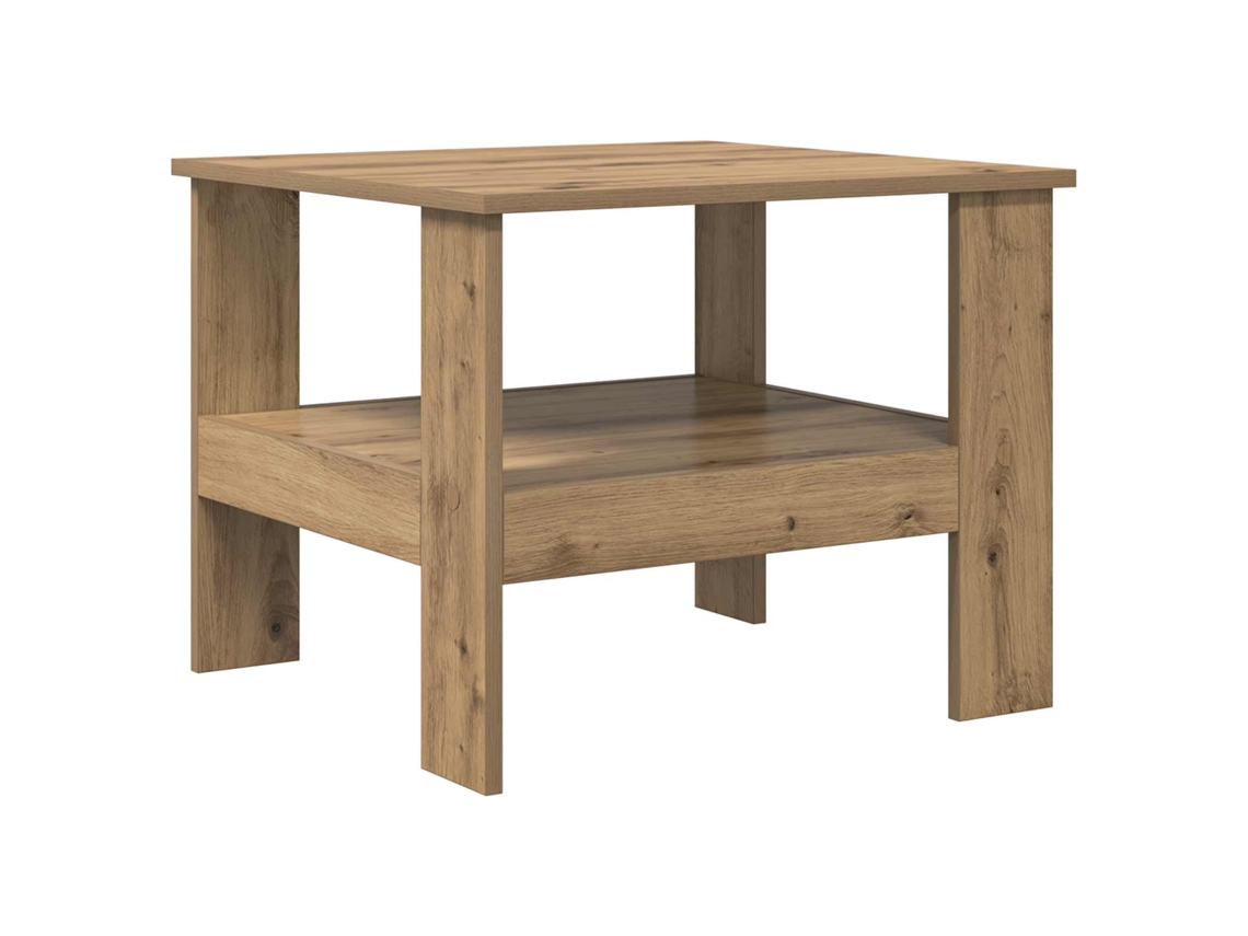 Mesa de centro HALANV1 hecha a mano, 57x55x45 cm.