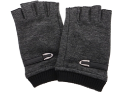 Guantes térmicos sin dedos para hombre, ideales para ciclismo y actividades al aire libre.