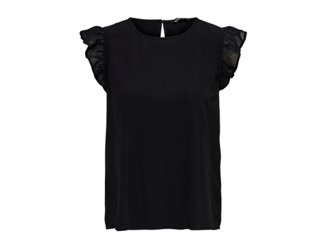 Camiseta para Mujer ONLY (XS - Negro)