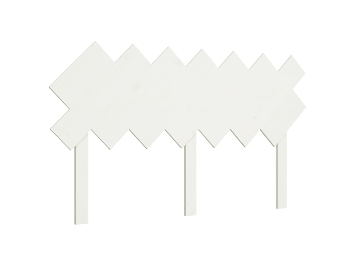 Maison Exclusive - Cabecero De Cama Madera Maciza De Pino Blanco 141x3x80,5 Cm