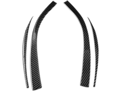 Pegatina Para Coche, Pegatina Decorativa Panel De Puerta Fibra Carbono, Embellecedora Toyota Supra A90 2019