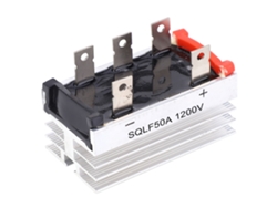 Omni-4 Pcs Rectificador Puente Sqlf50a 1200v Módulo Rectificación Trifásica Con Disipador De Calor