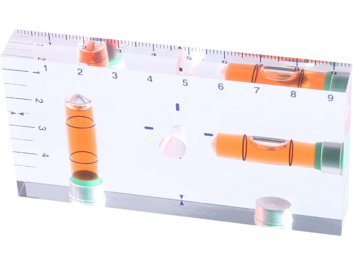 Herramienta De Nivelación Transparente De Alta Precisión Con Líquido Horizontal Y Vertical Para Una Medición Precisa