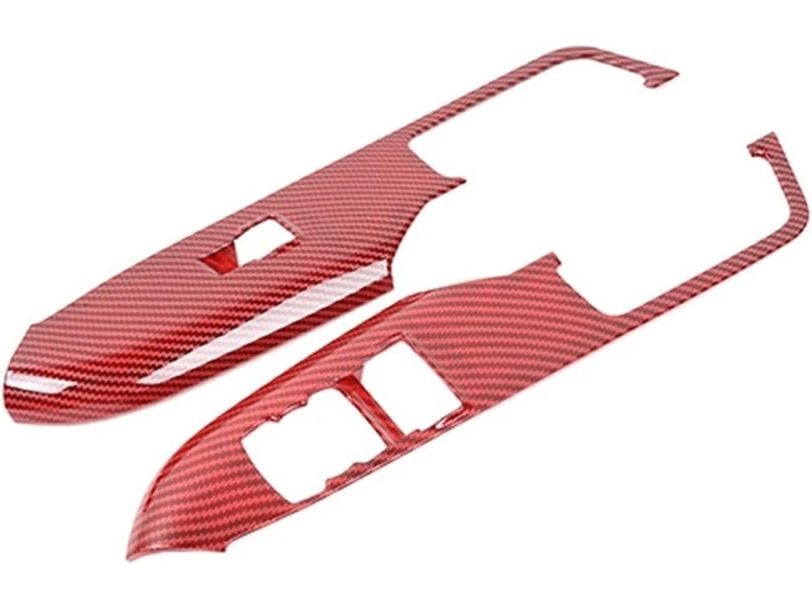 Adhesivo Decorativo Para Panel De Control, Elevalunas Eléctrico Y Accesorios Interiores Abs Mustang 2015-2023