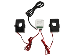 Medidor De Energía Inteligente Wifi Monofásico Tuya Life Con 2 Ct 300a Clamp 90-250vac Kwh