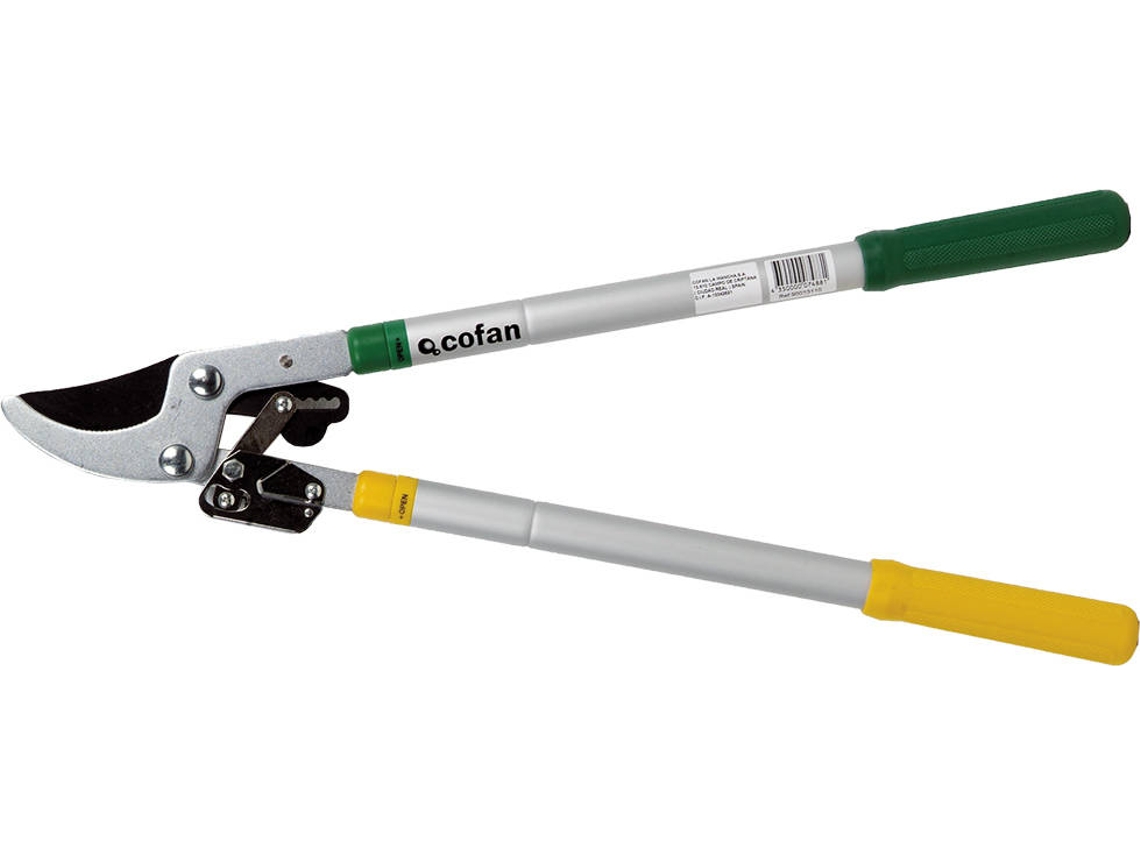 Tijeras de poda telescópicas 64 cm | Capacidad de corte de hasta 45 mm de diámetro | Acero revestido, carbono y PTFE