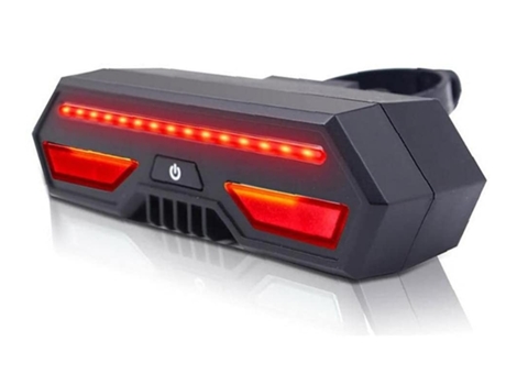 Luz trasera de bicicleta con señal de giro Bic Luz trasera Impermeable Control remoto inalámbrico Luz trasera de bicicleta - Negro ENZONS