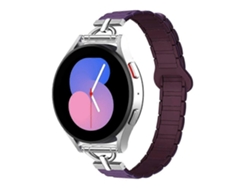 Pulsera magnética de silicona en forma de D con tres cuentas, 20 mm