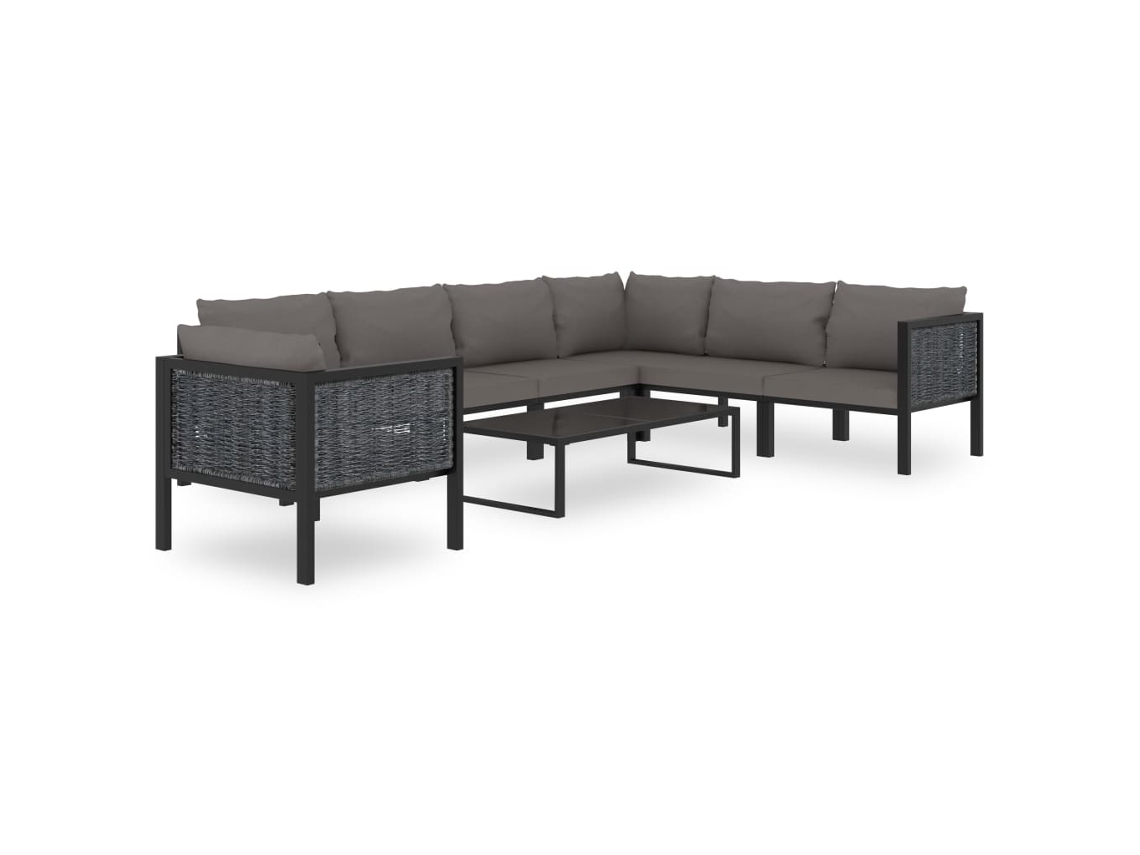 Añade 8 piezas para decorar la casa y utiliza un DKD Home Decor antracita.