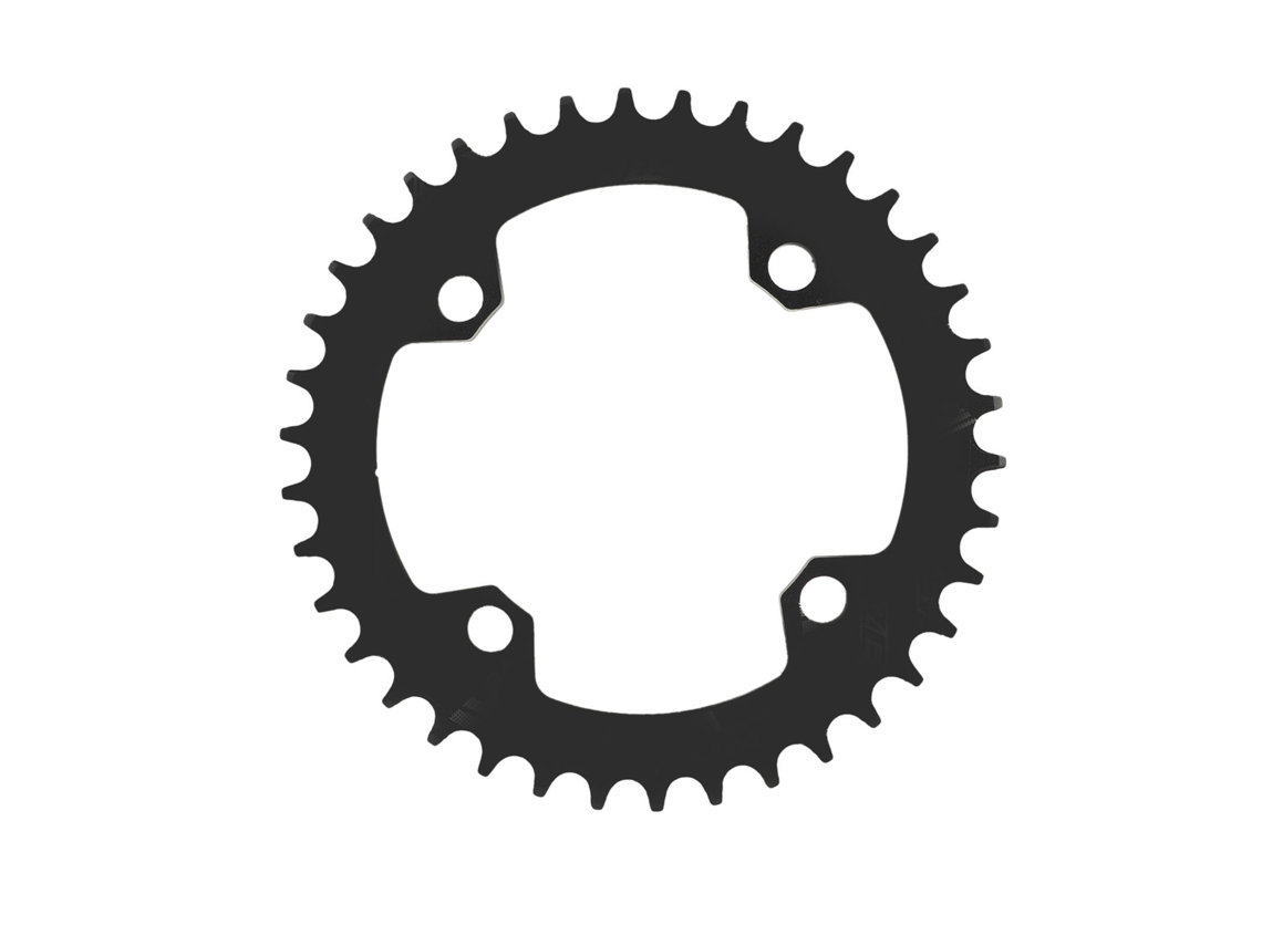 Vlrla-plato De Cadena Bicicleta 104bcd 38t Dientes Positivo Negativo Rueda Cadena Para Bicicletas De Carretera Negro