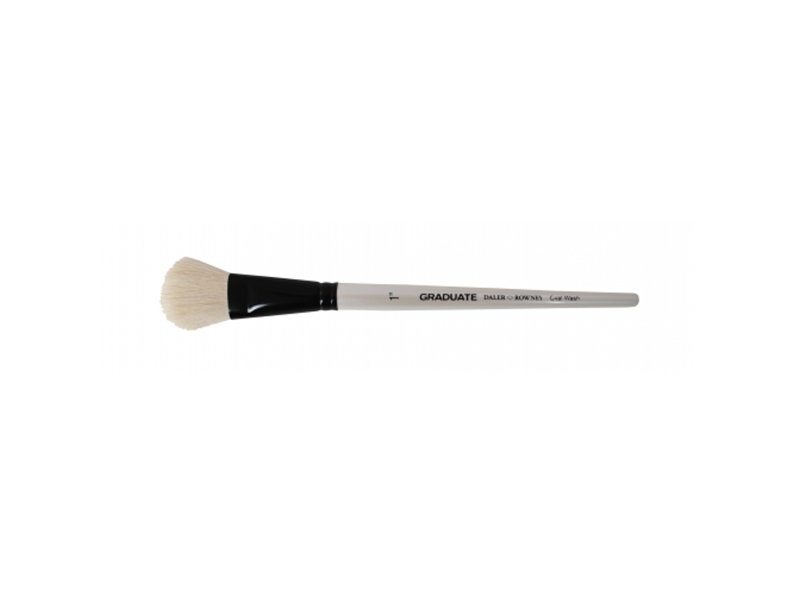 Pincel Pelo Cabra Claro Brocha Graduate Mango Corto (1'' 33,33 Mm)
