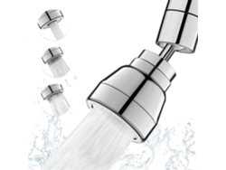 Rebe-3 Modos Ducha Grifo Cocina 360 Grados Rotatoria Aerador Ahorrador De Agua Adaptador Universal Laitón Abs