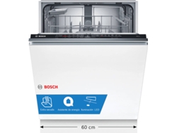 Lavavajilas Integrable BOSCH SMV2ITX09E (13 Cubiertos - 60 cm - Panel Negro)