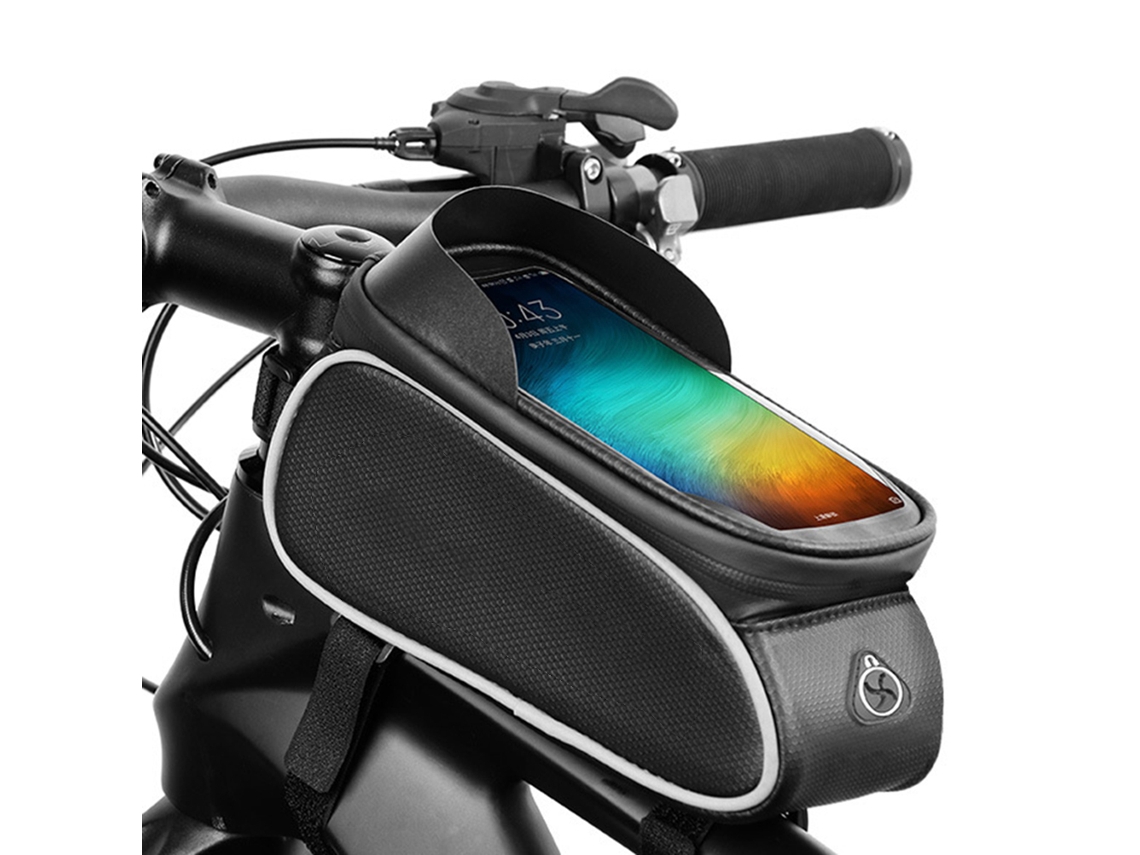 2026-bolsa Para Marco De Bicicleta Impermeable Con Pantalla Táctil Y Orificio Para Auriculares Para Teléfonos Inteligentes Hasta 6.5 Pulgadas