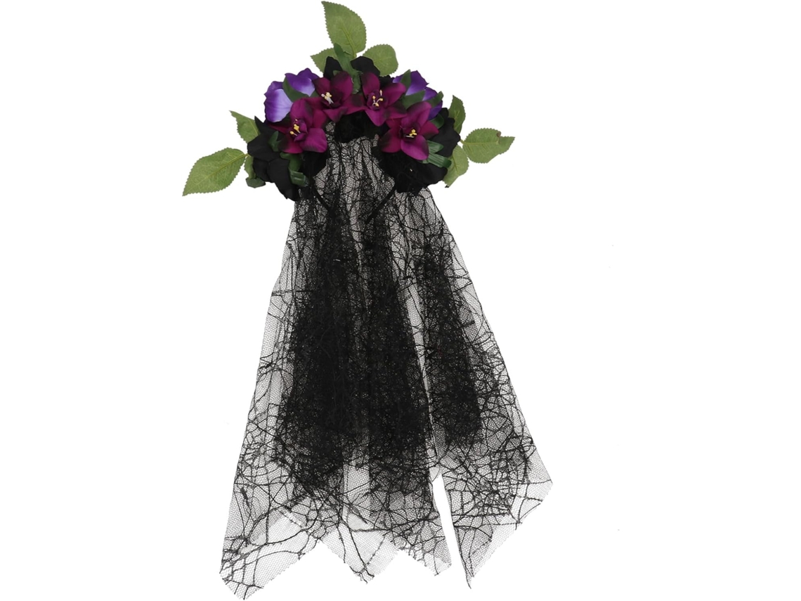 Bandeau Cheveux Femme Dentelle Rose Serre, Tête Décoratif Romantique Para Mariage Fête Anniversai...