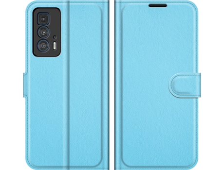 Carcasa Motorola Edge 20 Pro Libro Azul