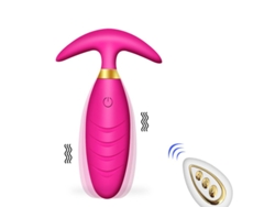 Vibrador de control remoto inalámbrico de 10 frecuencias para adultos (rojo) YIZHOOD