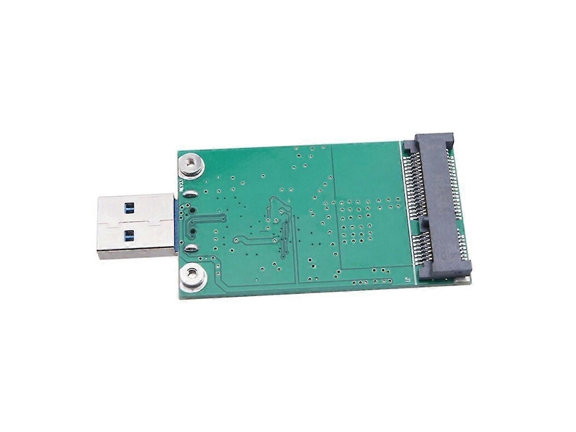 Tarjeta adaptadora USB mSATA para computadora de escritorio Tarjeta de conversión Mini PCI y mSATA a USB 3.0 Hengjian