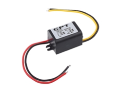 Módulo Convertidor Dc-dc 12v A 9v Regulador De Voltaje De Alimentación 3a Plástico Impermeable Negro