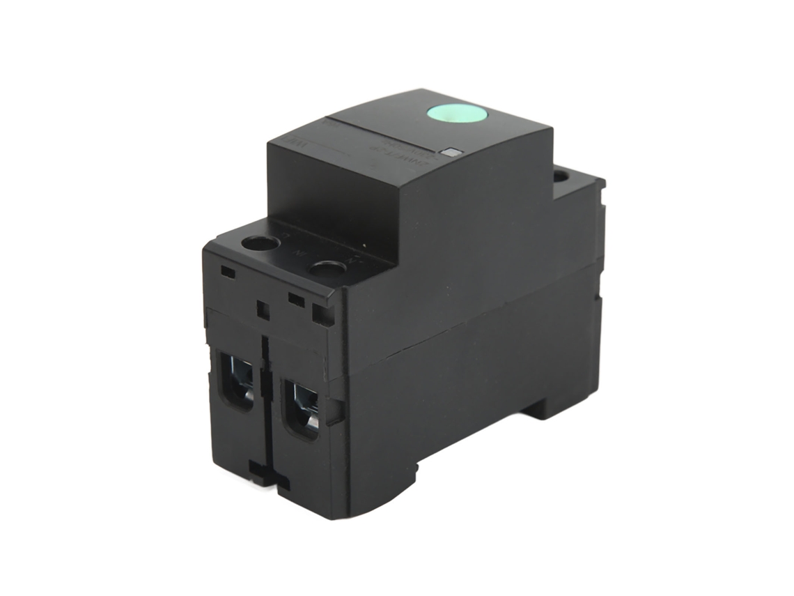 Disyuntor inteligente Wi-Fi, 2 polos, 16 A, control remoto, 230 V, para panel eléctrico.
