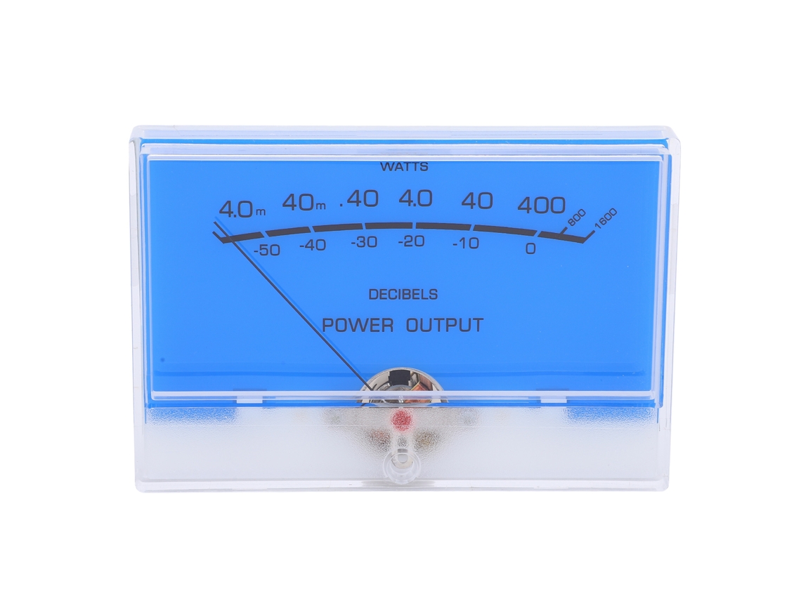 Medidor Vu De Alto Nivel Con Retroiluminación Blanca Para Amplificadores De Audio Y Estudios De Grabación.