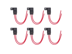 2026dz-6 Piezas Portafusibles En Línea Ip66 Impermeable 12awg 30a Para Barco Coche Arnesado