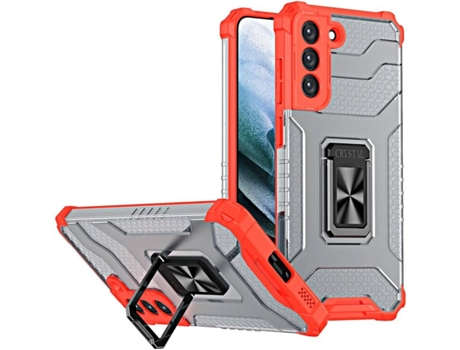 Carcasa Samsung Galaxy S21 LMOBILE Antichoque Rojo