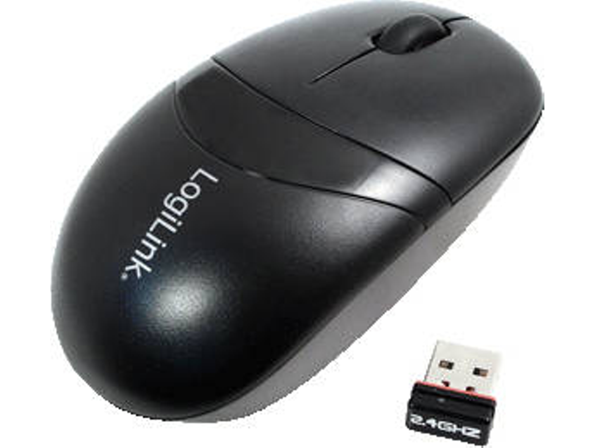 Ratón LOGILINK ID0069 (Inalámbrico - Óptico - 1000 dpi - Negro)