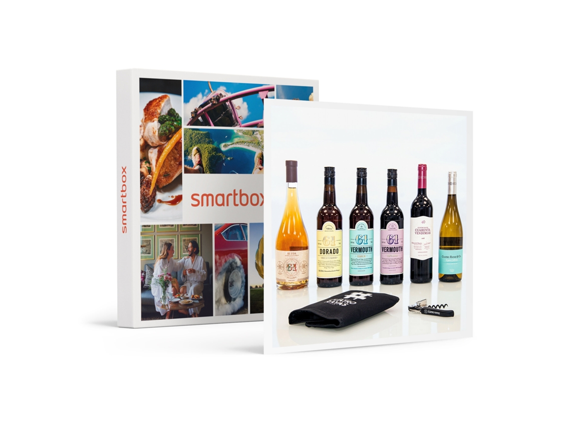 Caja Regalo SMARTBOX Bodega Cuatro Rayas: visita a la bodega y cata de la Gama 61 para 2 personas
