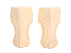 Patas de mesa de madera elegantes para muebles de hogar