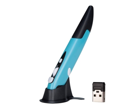 Ratón ENKERS 2.4 GHz (Inalámbrico - 1600 dpi - Azul)