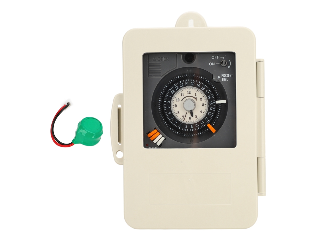 Timer Mecánico De 96 Segmentos Para Iluminación Y Electrodomésticos 100‑240v