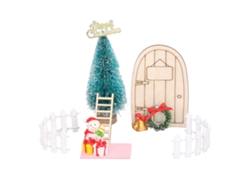 Decoração De Natal Para Casinha De Bonecas Miniatura 1:12 Acessórios De Alta Qualidade