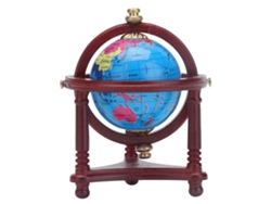 2026-modelo De Globo Terráqueo Para Casa De Muñecas Simulación Educativa 1:12 Miniatura Con Soporte Accesorio De Mundo Miniatura