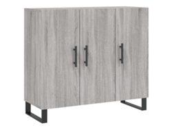 Aparador 90x34x80 cm Madera Procesada Color Gris Sonoma MAISON EXCLUSIVE
