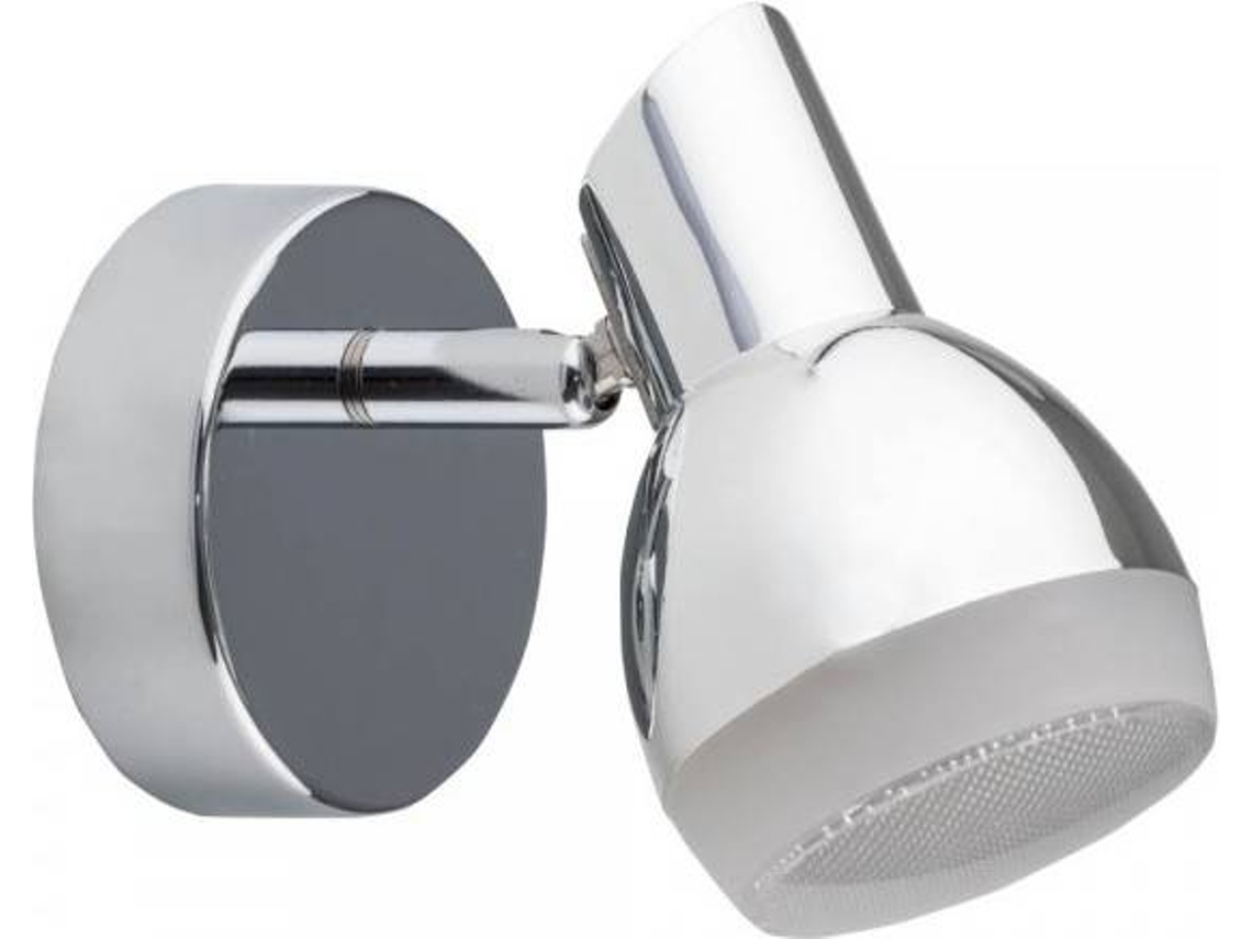 Lámpara de Pared FABRILAMP Rui (Plateado - LED - 5 W - Metal)