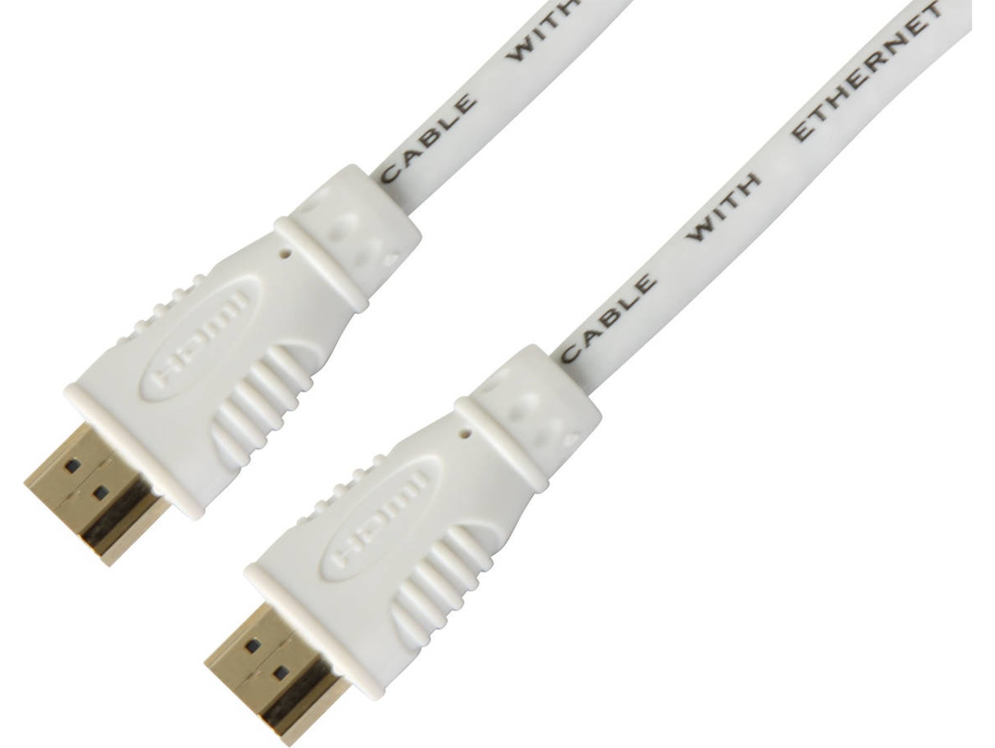 Cable HDMI TECHLY (HDMI - HDMI - 50 cm - Blanco)