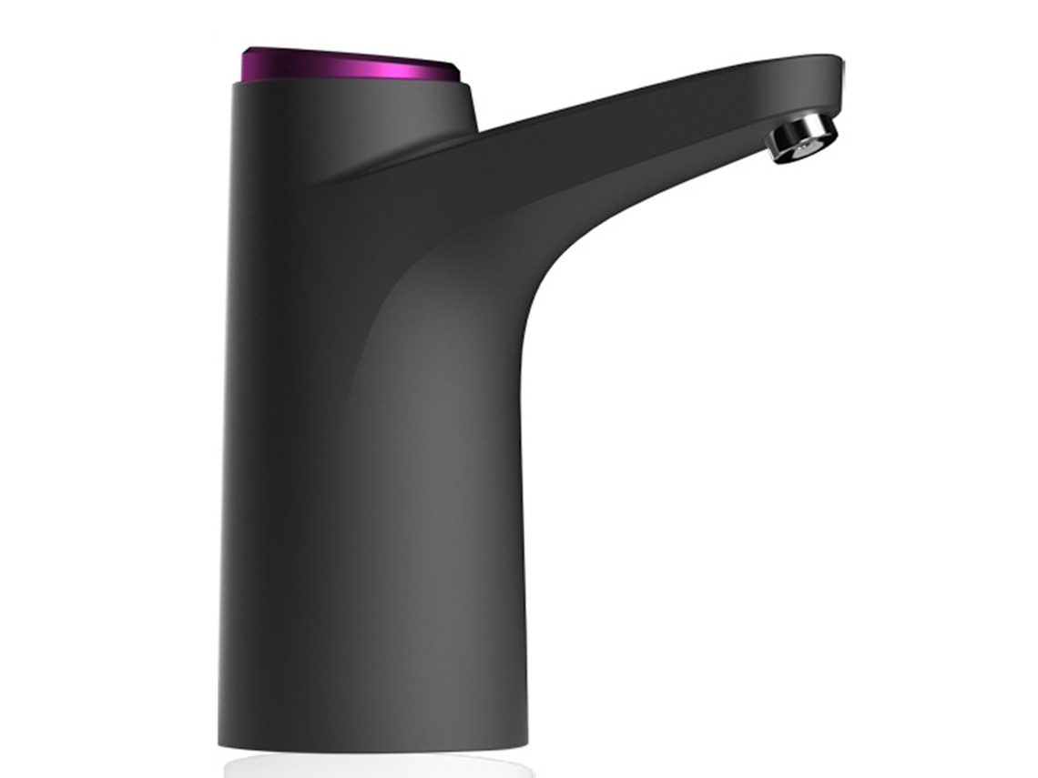 Bomba De Agua Automática Recargable Con Batería De 1200 Ma, De Silicona, 50 Cm, Silenciosa, Gris Oscuro.