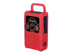 Radio portátil de emergencia FM, AM, NOAA, SOS, impermeable, con luz LED y receptor solar portátil Ushion
