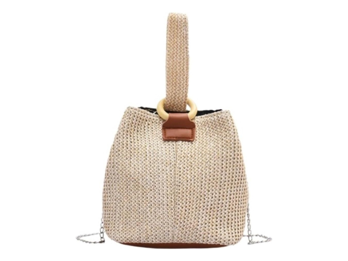 Bolso de paja de verano para mujer, Bolsavayotoy