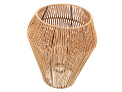 Pantalla de lámpara tejida de mimbre para lámpara de araña, lámpara de mesa para el hogar, lámpara de noche, cuerda de papel hecha a mano Mdug
