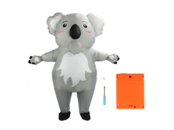 Disfraz inflable de koala, totalmente impermeable, ropa de dibujos animados para cosplay y actuaciones.