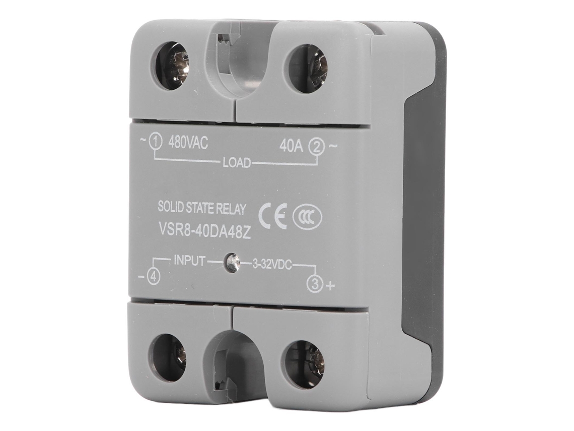 Yncm2026-relé De Estado Sólido Con Indicador Led Control Dc A Ac Aislamiento Óptico 3-32vdc Entrada 40a 480vac Salida