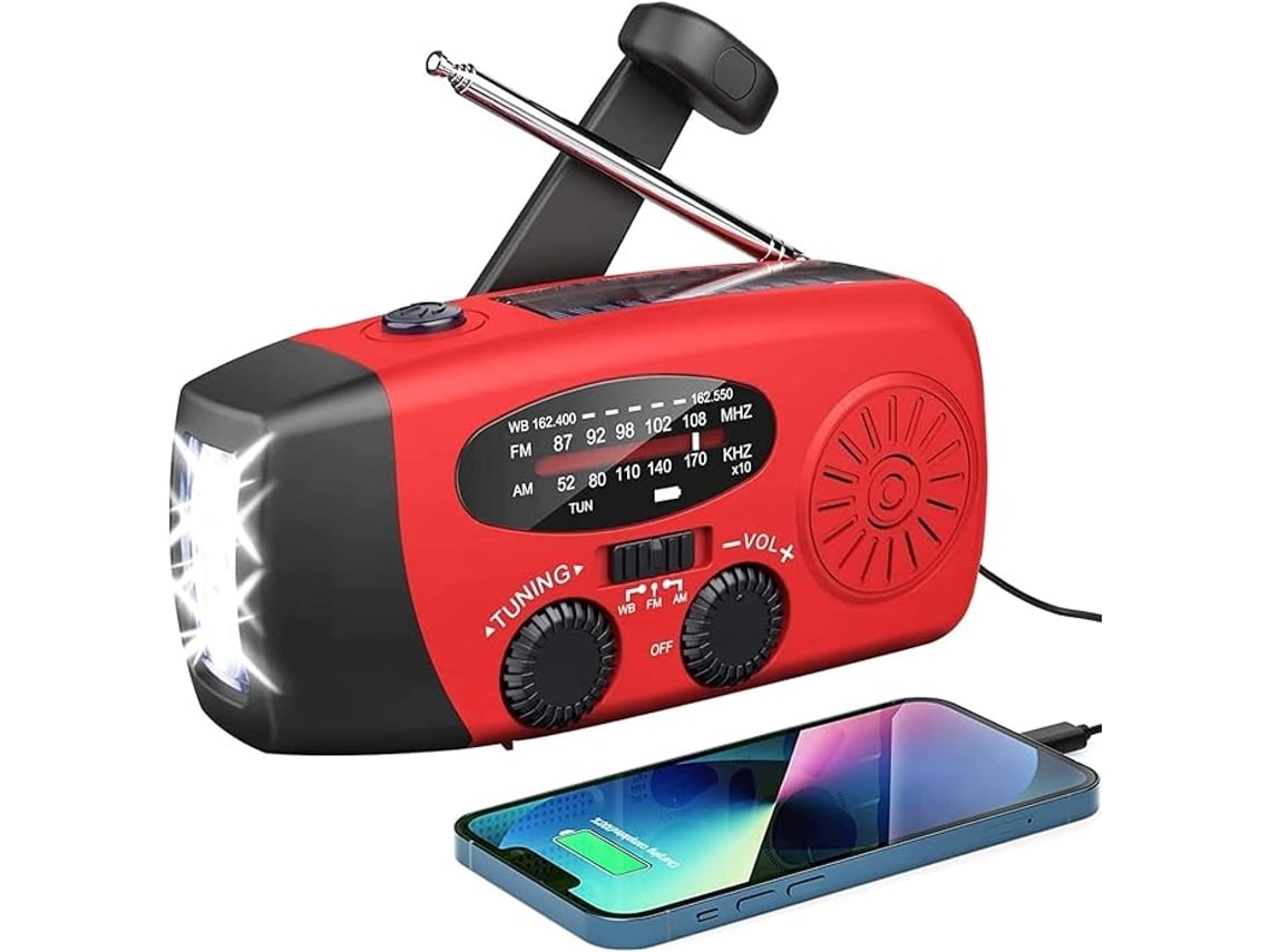 Radio solar con linterna y batería ZYBLSSBB