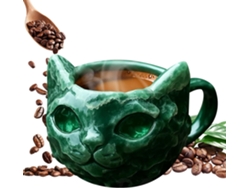 Copos De Café Mineral, Recipiente Para Bebidas Em Formato De Gato