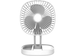 Ventilador De Escritorio Usb Mini Ventilador Portátil Automático 3 Velocidades Silencioso Viento Ajustable