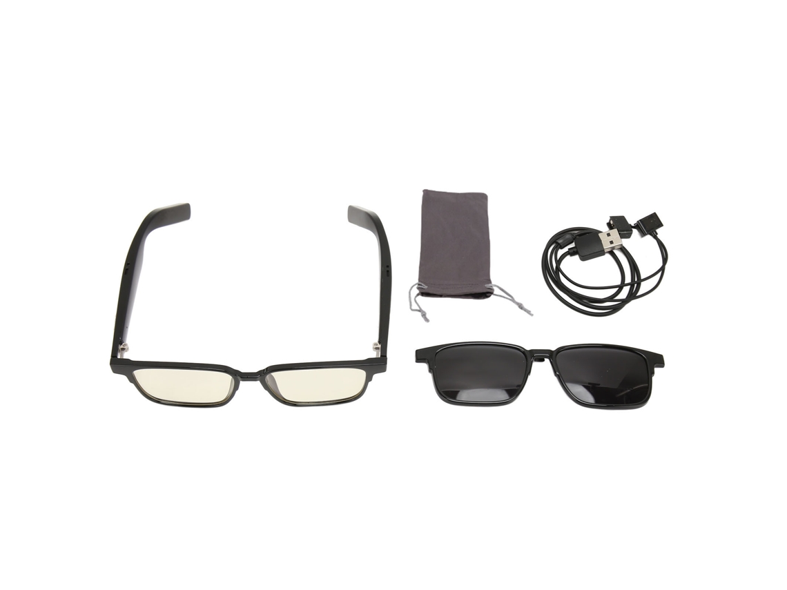 Gafas Inteligentes (llamada Musical Bluetooth 5.3) Gafas De Sol Bluetooth (función De Visión Nocturna Auriculares De Oreja Abierta)
