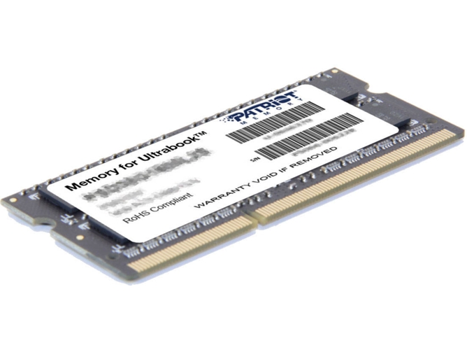 Memoria RAM DDR3 PATRIOT MEMORY PSD38G1600L2S (1 x 8 GB - 1600 MHz)
