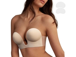 2026-regata Adhesiva Push Up Invisible Sin Tirantes Reutilizable Para Vestido De Boda Diseño Profundo V